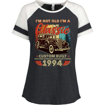 30th Birthday Im Not Old Im A Classic 1994 Custom Built Enza Ladies Jersey Colorblock Tee