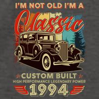 30th Birthday Im Not Old Im A Classic 1994 Custom Built Vector Backpack
