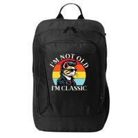 IM Not Old IM Classic Retro Vintage Funny Cat Lover Meme City Backpack