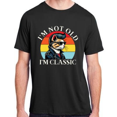 IM Not Old IM Classic Retro Vintage Funny Cat Lover Meme Adult ChromaSoft Performance T-Shirt