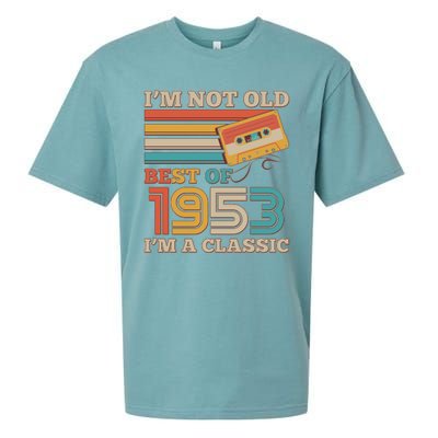 I'm Not Old Best Of 1953 I'm A Classic 70th Birthday Sueded Cloud Jersey T-Shirt