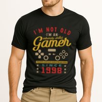 IM Not Old IM A Skilled Gamer 1998 Videogame Gaming Gift Cooling Performance Crew T-Shirt