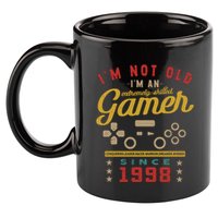 IM Not Old IM A Skilled Gamer 1998 Videogame Gaming Gift 11oz C Handle Ceramic Mug