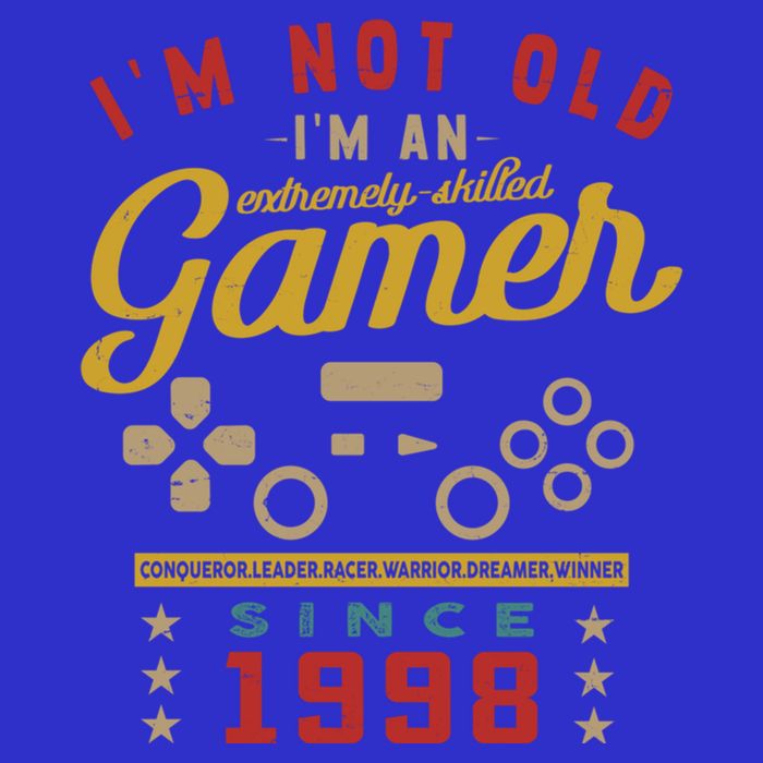 IM Not Old IM A Skilled Gamer 1998 Videogame Gaming Gift 16 in Basic Backpack