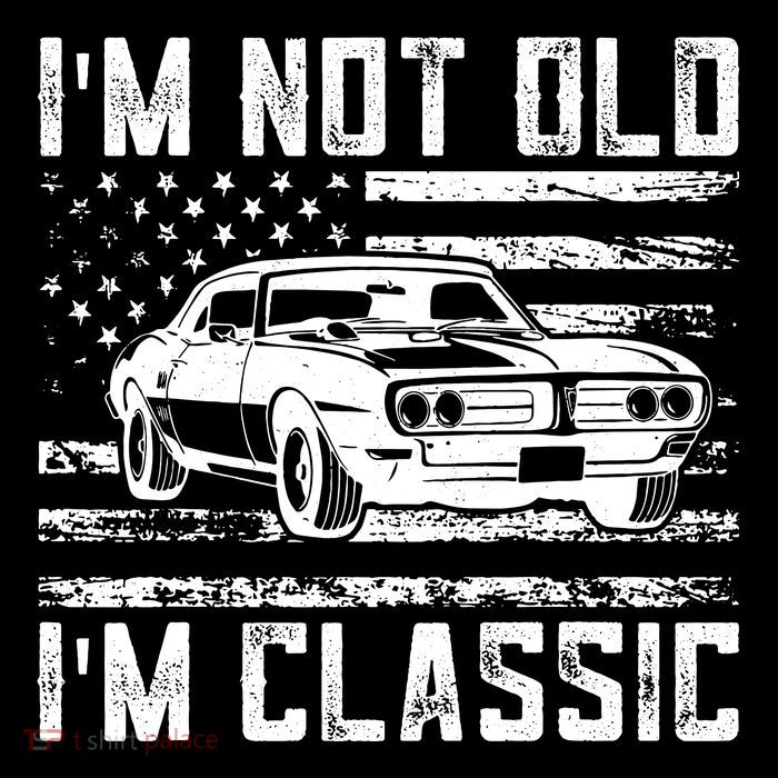 Im Not Old Im Classic Car Vintage Dad Fathers Day Tall T-Shirt