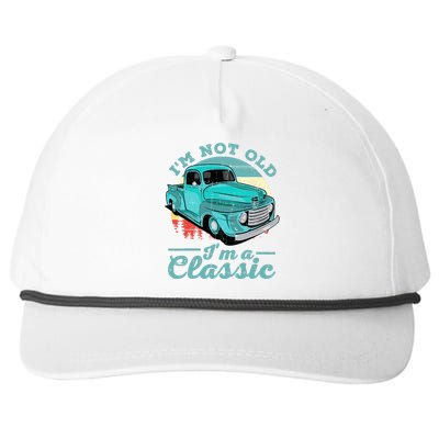 IM Not Old IM Classic Funny Retro Cool Car Vintage Snapback Five-Panel Rope Hat