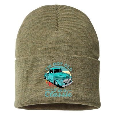 IM Not Old IM Classic Funny Retro Cool Car Vintage Sustainable Knit Beanie