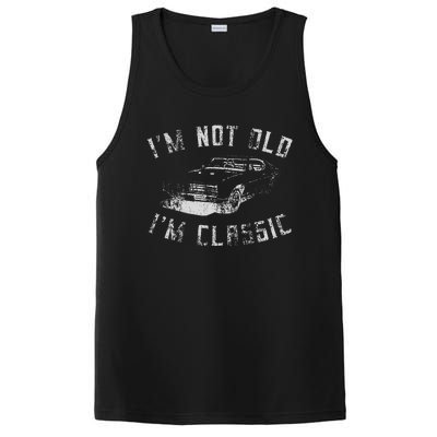 Im Not Old Im Classic Funny Car Graphic PosiCharge Competitor Tank