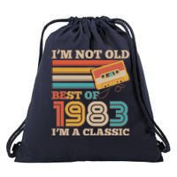 I'm Not Old Best Of 1983 I'm A Classic 40th Birthday Drawstring Bag