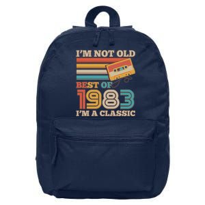 I'm Not Old Best Of 1983 I'm A Classic 40th Birthday 16 in Basic Backpack