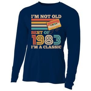 I'm Not Old Best Of 1983 I'm A Classic 40th Birthday Cooling Performance Long Sleeve Crew