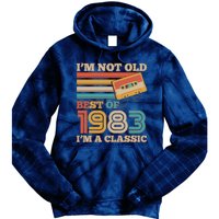 I'm Not Old Best Of 1983 I'm A Classic 40th Birthday Tie Dye Hoodie