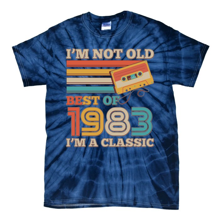 I'm Not Old Best Of 1983 I'm A Classic 40th Birthday Tie-Dye T-Shirt