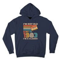 I'm Not Old Best Of 1983 I'm A Classic 40th Birthday Tall Hoodie