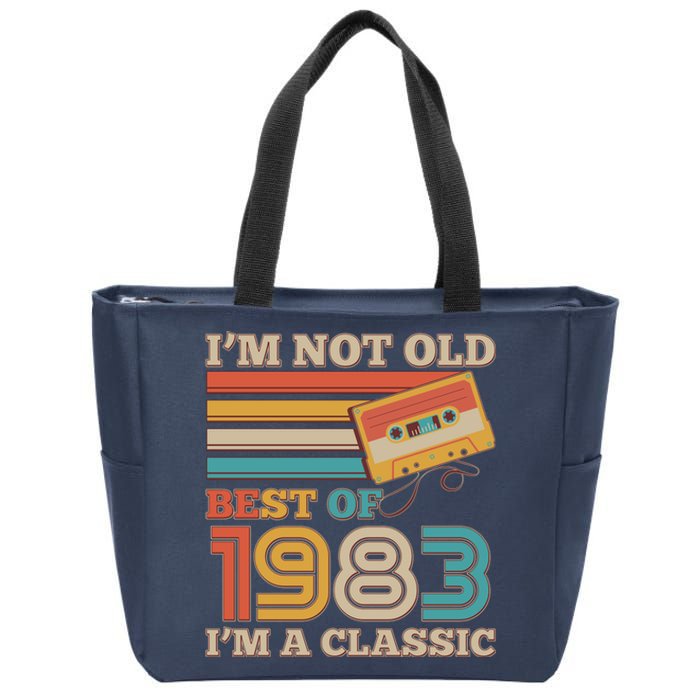 I'm Not Old Best Of 1983 I'm A Classic 40th Birthday Zip Tote Bag