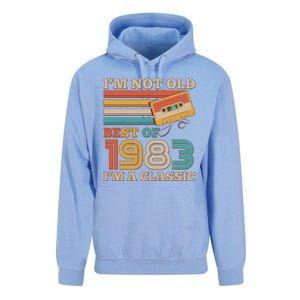 I'm Not Old Best Of 1983 I'm A Classic 40th Birthday Unisex Surf Hoodie