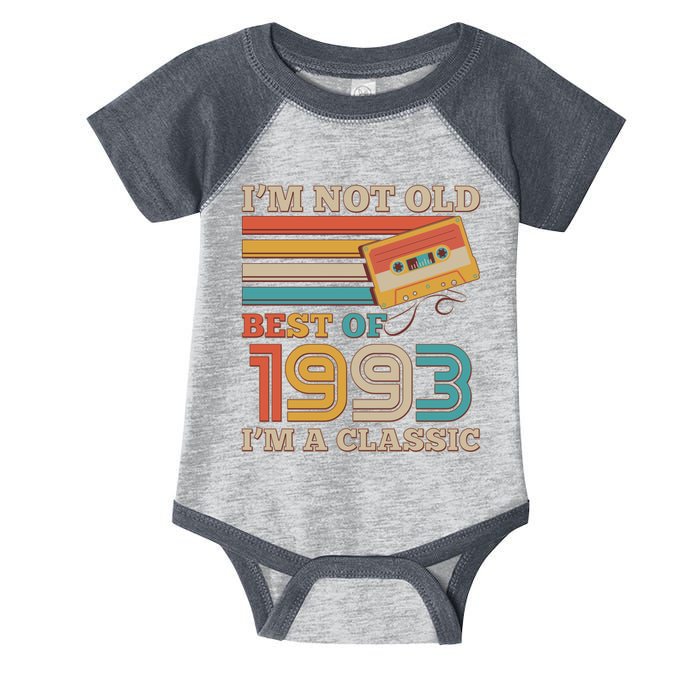 I'm Not Old Best Of 1993 I'm A Classic 30th Birthday Infant Baby Jersey Bodysuit