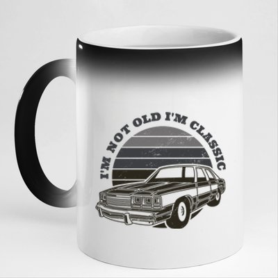 I'm Not Old I'm Classic Vintage Car 11oz Black Color Changing Mug