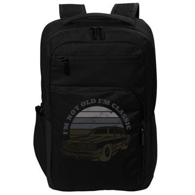 I'm Not Old I'm Classic Vintage Car Impact Tech Backpack