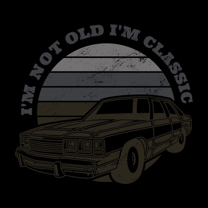 I'm Not Old I'm Classic Vintage Car Backpack