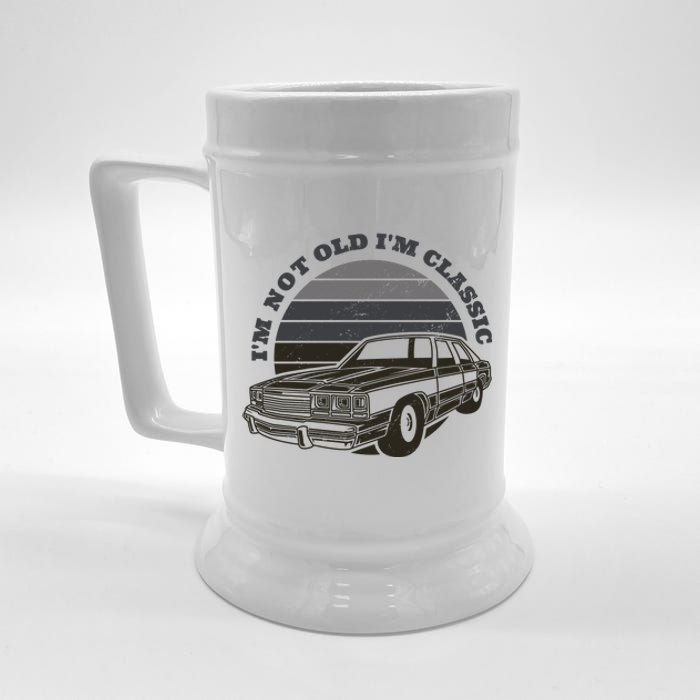 I'm Not Old I'm Classic Vintage Car Beer Stein