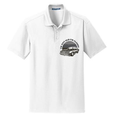 I'm Not Old I'm Classic Vintage Car Dry Zone Grid Polo