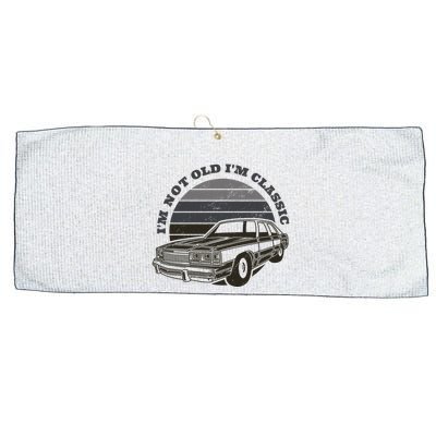 I'm Not Old I'm Classic Vintage Car Large Microfiber Waffle Golf Towel