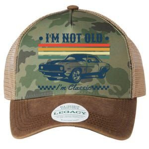 I’M Not Old Im Classic Funny Car Birthday Novelty Legacy Tie Dye Trucker Hat