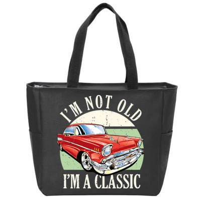 I'm Not Old I'm A Classic Car Vintage Retro Zip Tote Bag