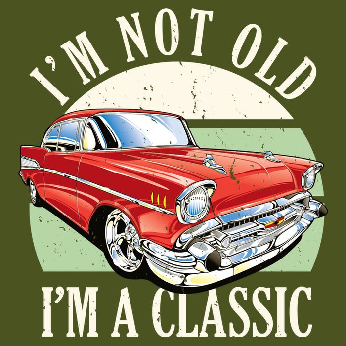 I'm Not Old I'm A Classic Car Vintage Retro Backpack