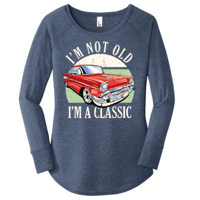 I'm Not Old I'm A Classic Car Vintage Retro Women's Perfect Tri Tunic Long Sleeve Shirt