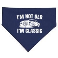 I'm Not Old I'm Classic Funny Cassette Tapes USA-Made Doggie Bandana