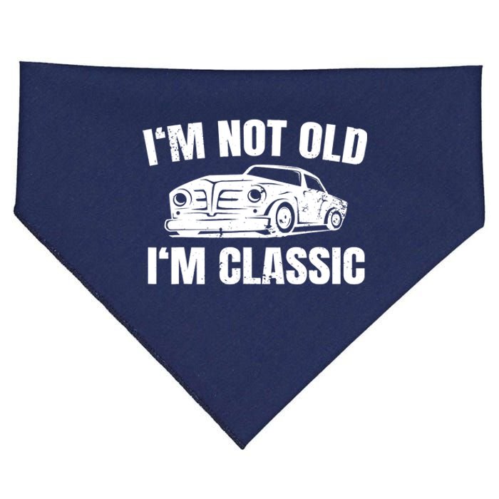 I'm Not Old I'm Classic Funny Cassette Tapes USA-Made Doggie Bandana