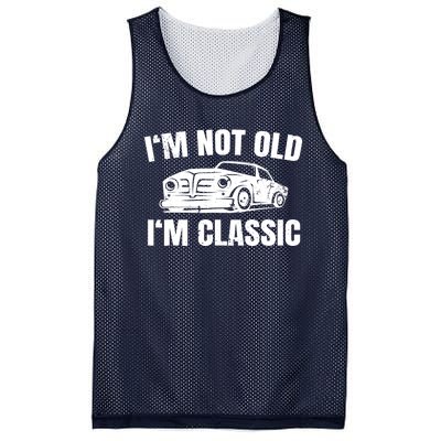 I'm Not Old I'm Classic Funny Cassette Tapes Mesh Reversible Basketball Jersey Tank