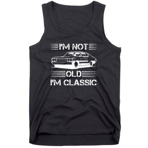 Im Not Old Im Classic Funny Car Graphic Tank Top