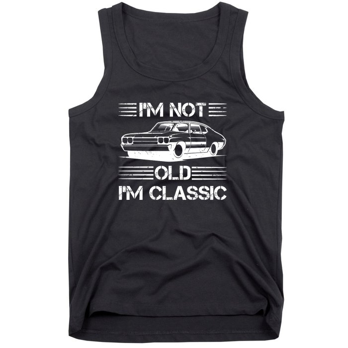 Im Not Old Im Classic Funny Car Graphic Tank Top