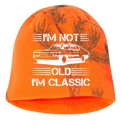 Im Not Old Im Classic Funny Car Graphic Kati - Camo Knit Beanie