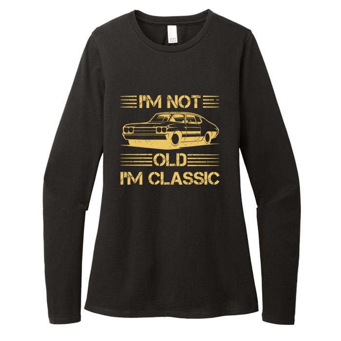 Im Not Old Im Classic Funny Car Graphic Womens CVC Long Sleeve Shirt