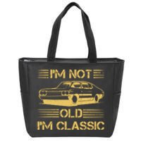 Im Not Old Im Classic Funny Car Graphic Zip Tote Bag