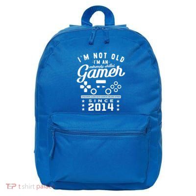 IM Not Old IM A Skilled Gamer 2014 Videogame Gaming Cool Gift 16 in Basic Backpack