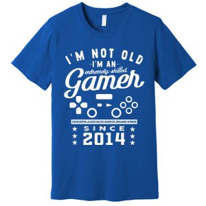 IM Not Old IM A Skilled Gamer 2014 Videogame Gaming Cool Gift Premium T-Shirt