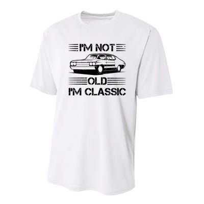 Im Not Old Im Classic Funny Car Graphic Performance Sprint T-Shirt