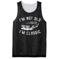 I'm Not Old I'm Classic Funny Car Graphic Mens & Womens Mesh Reversible Basketball Jersey Tank