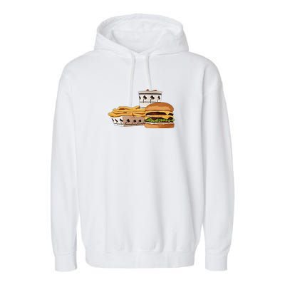 In N Out Garment-Dyed Fleece Hoodie