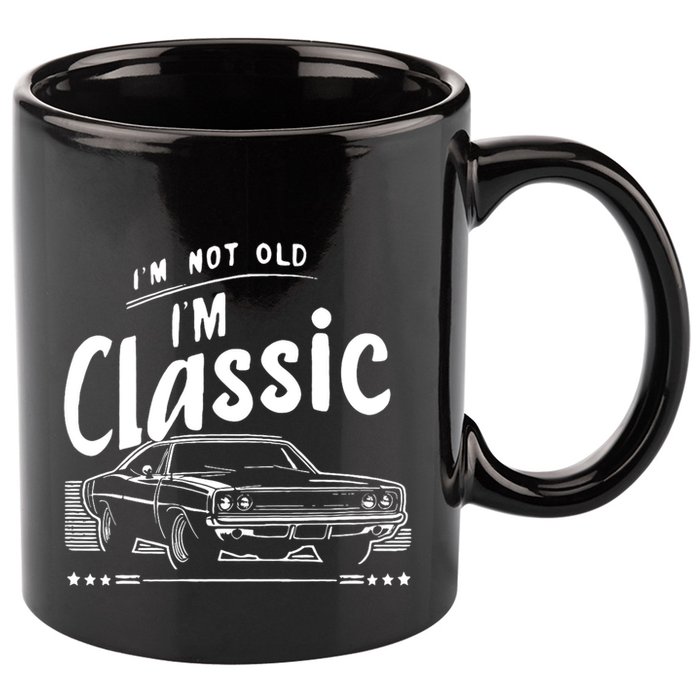 IM Not Old IM Classic Funny Car Graphic 11oz C Handle Ceramic Mug