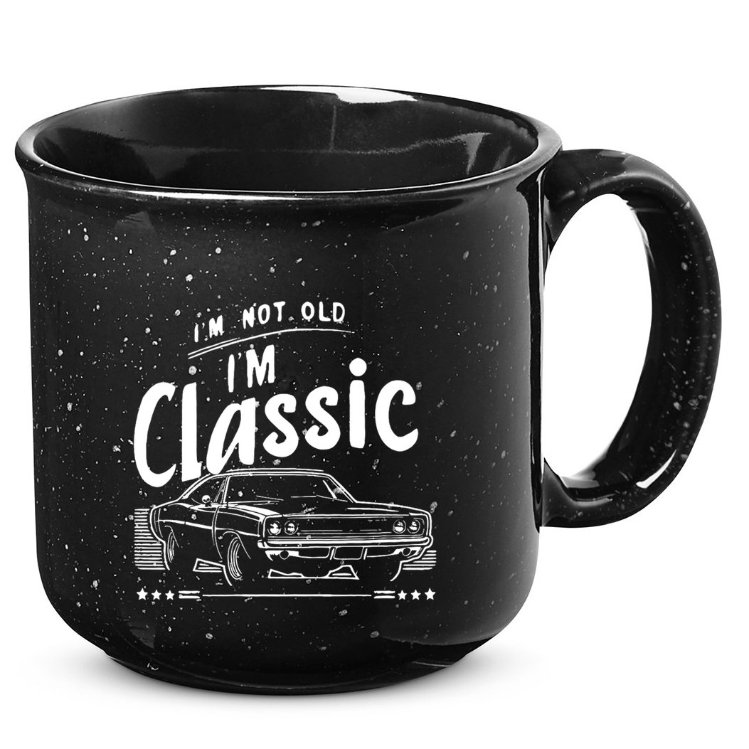 IM Not Old IM Classic Funny Car Graphic 15oz Campfire Ceramic Mug