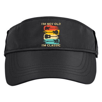 Im Not Old Im Classic Retro Vintage Pickup Guitar Adult Drive Performance Visor