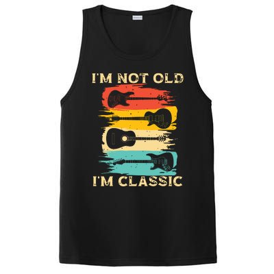 Im Not Old Im Classic Retro Vintage Pickup Guitar PosiCharge Competitor Tank