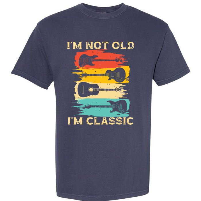 Im Not Old Im Classic Retro Vintage Pickup Guitar Garment-Dyed Heavyweight T-Shirt