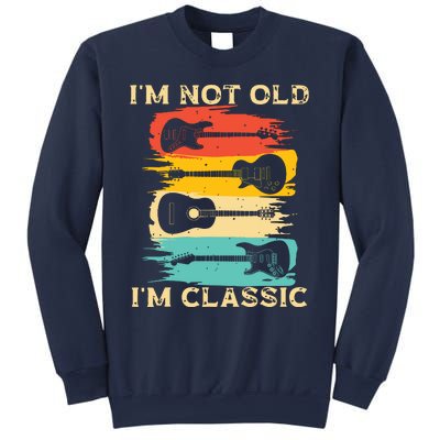 Im Not Old Im Classic Retro Vintage Pickup Guitar Sweatshirt